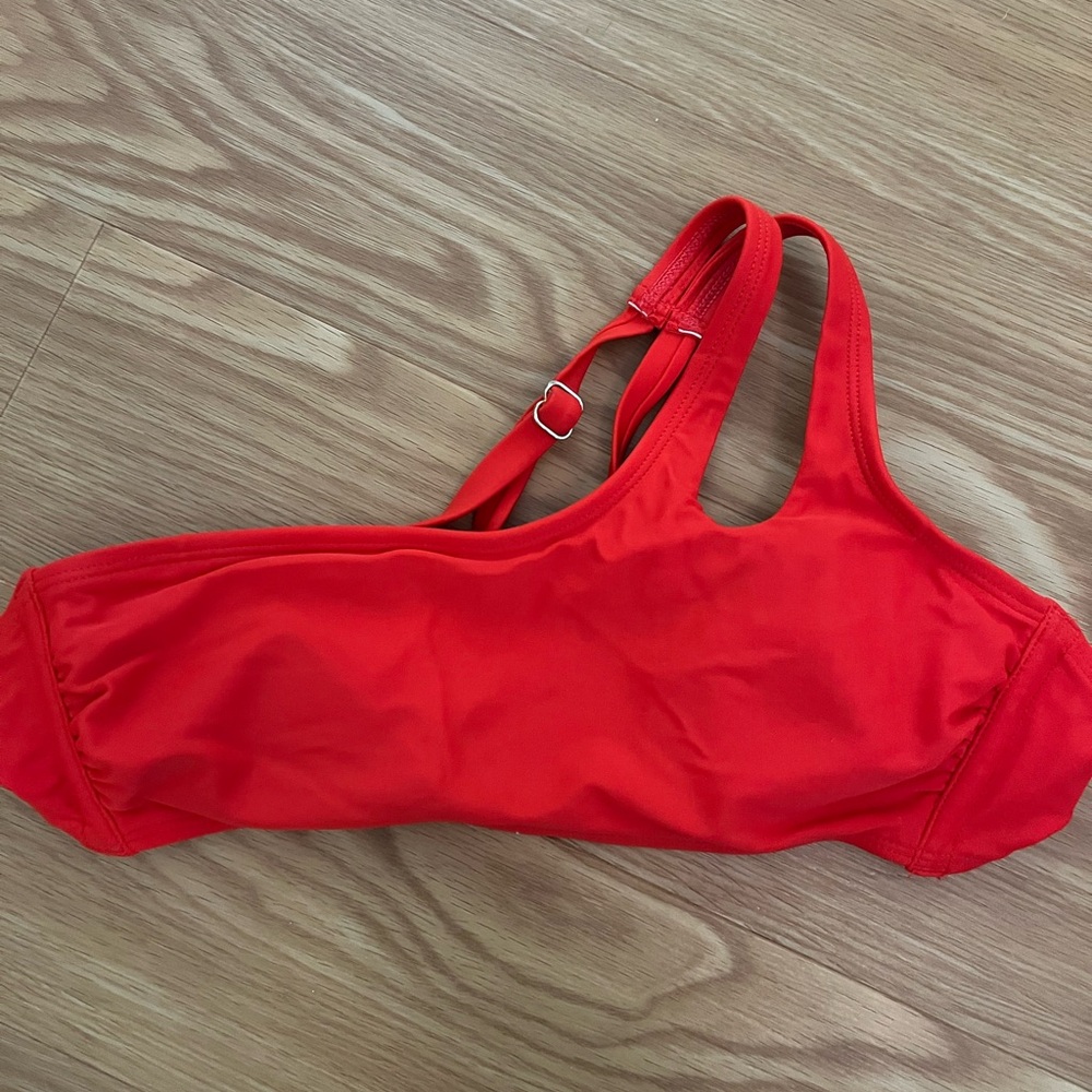 red bikini top